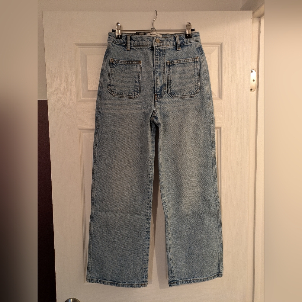 Reformation- Alyssa High Rise Wide Leg Jean- Size 27